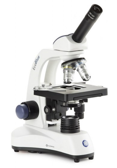 BIOLAB - Microscope B 155-CAL Monoculaire LED - 1000x à Contrôle